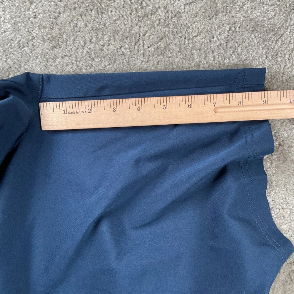 2 PGA TOUR Mens Golf Shorts Blue  Grey Flat Front‎ Stretch Performance Sz 38